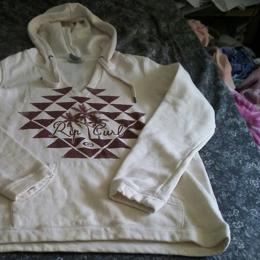 RIP CURL NEW   pullover light fleece sweatshirt!